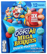 Captain Crunch Cereal Snack Pouch, Oops All Berry