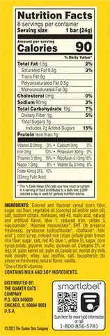 Quaker Captain Crunch Treat bar 8ct - Crunch Berry, 8Count