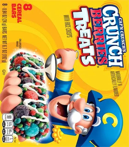 Quaker Captain Crunch Treat bar 8ct - Crunch Berry, 8Count