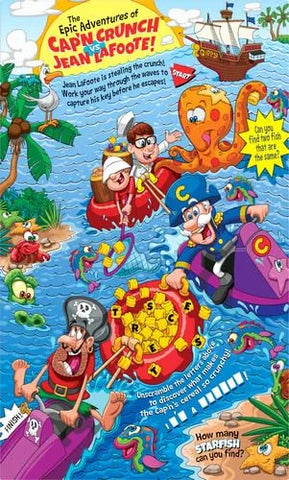 Quaker Cap'n Crunch Breakfast Cereal, 18oz Box, 18 Oz