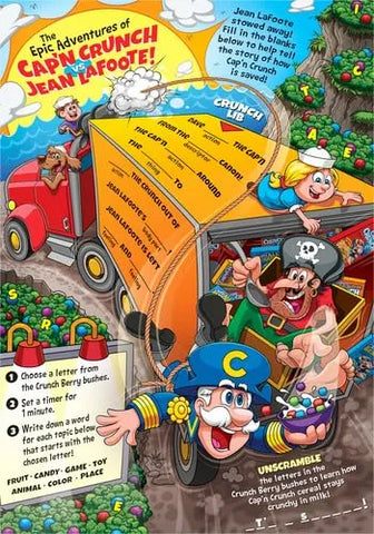 Cap'n Crunch Cereal, Crunch Berries, 19.6oz Box