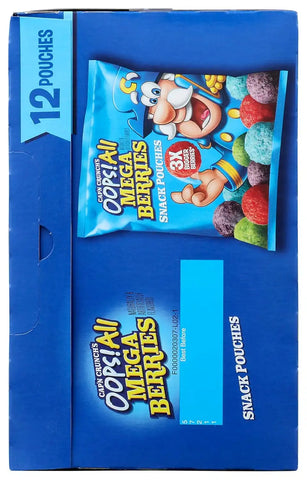 Captain Crunch Cereal Snack Pouch, Oops All Berry