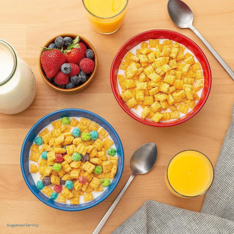 Quaker Cap'n Crunch Breakfast Cereal, 4 Flavor Variety Pack, (4 Pack), Sweetened Corn & Oat Cereal Original, Crunch Berries, Oops All Berries, Peanut Butter