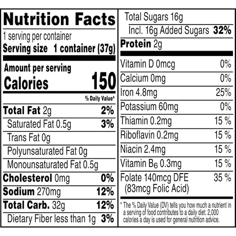 Cap'n Crunch Breakfast Cereal, Crunchberries, 1.30 oz Individual Cups (12 Pack)